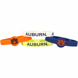 Auburn Tigers Bracelets - 4 Pack Silicone - Special Order