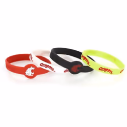 Washington State Cougars Bracelets - 4 Pack Silicone - Special Order