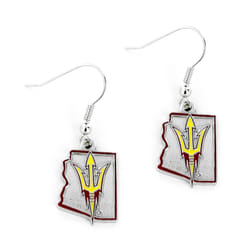 NCAA Arizona State Sun Devils Home State Design Earrings