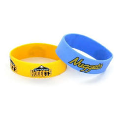 Denver Nuggets Bracelets 2 Pack Wide - Special Order