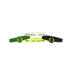 aminco NCAA Oregon Ducks Silicone Band Team Wristbands 4-Pack