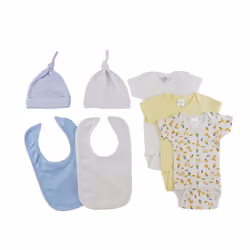 7 Pc Layette Baby Clothes Set
