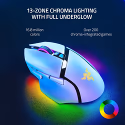 Razer Basilisk V3 Pro White Wireless USB 30000 DPI Gaming Mouse