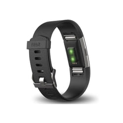 Fitbit Charge 2  Fitness Activity Tracker 38mm - Black, Large Size