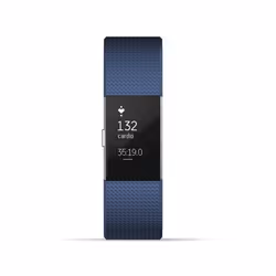 Fitbit Charge 2  Fitness Activity Tracker 38mm - Blue, Large Size