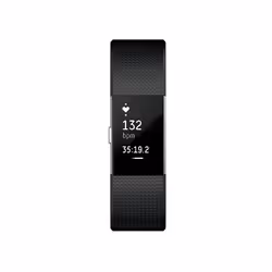 Fitbit Charge 2  Fitness Activity Tracker 38mm - Black, Small Size