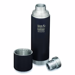 Klean Kanteen TK Pro Vacuum Insulated double wall Stainless Steel drink bottle - 1L, black matt