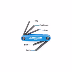 AWS-9.2 Fold-Up Hex Wrench and Screwdriver Set Tool,Blue