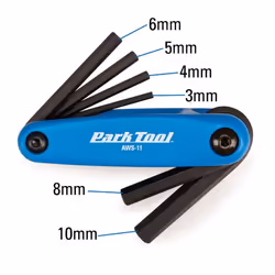 PARK TOOL AWS-11 Folding hex key set Metric