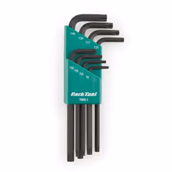 PARK TOOL TWS-1, L-torx key, T10, T15, T20, T25, T27, T30, T40, T9, Black, 8 pc(s)