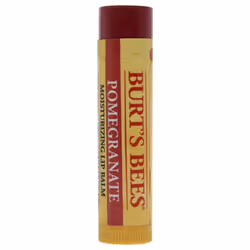 Burt's Bees 100% Natural Moisturizing Lip Balm  Pomegranate with Beeswax and Fruit Extracts - 4 Tubes