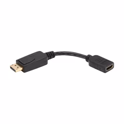 Tripp Lite P136-000 DisplayPort to HDMI Video Adapter Video Converter (M/F), HDCP, Black, 6 in. (15 cm) - Additional view 5