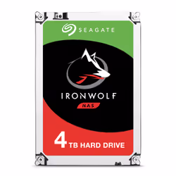 Seagate IronWolf ST4000VN008, 4 TB, 5900 RPM, 64 MB, 3.5", Serial ATA III