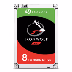 Seagate IronWolf ST8000VN0022, 8 TB, 7200 RPM, 256 MB, 3.5", Serial ATA III