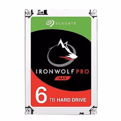 Seagate IronWolf Pro ST6000NE000, 6 TB, 7200 RPM, 256 MB, 3.5", Serial ATA III