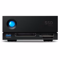LaCie 1big Dock Pro, 4 TB, USB Type-A, 3.2 Gen 1 (3.1 Gen 1), 2800 MB/s, Black