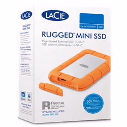 LaCie Rugged Mini external hard drive 5 TB 3.2 Gen 1 (3.1 Gen 1) Orange - Additional view 5
