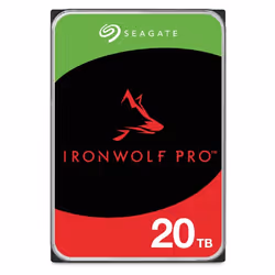 Seagate IronWolf Pro ST20000NE000, 20 TB, 7200 RPM, 256 MB, 3.5", Serial ATA III