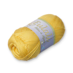 EULALI [100grs] by Omega - Bright 100% Mercerized Egyptian Cotton Thread - Color: 04 Yellow