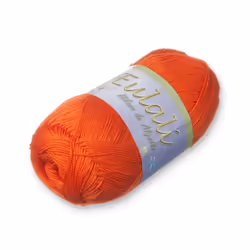 EULALI [100grs] by Omega - Bright 100% Mercerized Egyptian Cotton Thread - Color: 08 Orange