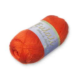 EULALI [100grs] by Omega - Bright 100% Mercerized Egyptian Cotton Thread - Color: 08 Orange