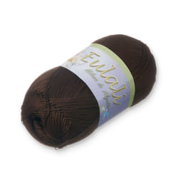 EULALI [100grs] by Omega - Bright 100% Mercerized Egyptian Cotton Thread - Color: 28 Brown