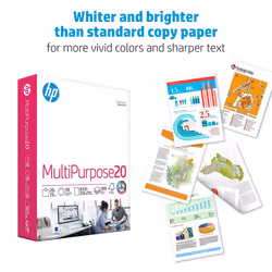 HP 112000 M/Purpose Paper 20Lb 8-1/2-Inch x11-Inch GE 96  112 ISO 500/RM WE