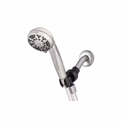 Waterpik PowerPulsePlus Brushed Nickel Six settings Handheld Showerhead, 2 Gpm