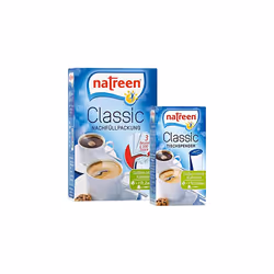 NATREEN? Classic Table Dispenser 500 pcs. and Refill Pack 3x500 pcs. - The calorie-free sweetener for coffee and tea / Nether ...