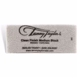 Tammy Taylor Clean Finish Medium Block | Professional Washable Cloth Buffing Material | Leaves Nail Shiny and Smooth