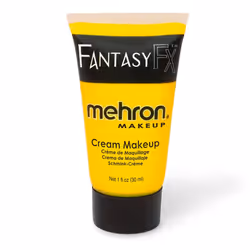 Mehron Makeup Fantasy FX Cream Makeup | Water Based Halloween Makeup | Yellow Face Paint & Body Paint For Adults 1 fl oz 30ml ...