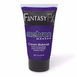 Mehron Makeup Fantasy FX Cream Makeup | Water Based Halloween Makeup | Purple Face Paint & Body Paint For Adults 1 fl oz (30m ...