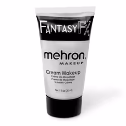 Mehron Makeup Fantasy FX Cream Makeup  Water Based Halloween Makeup  Silver Face Paint & Body Paint For Adults 1 fl oz (30ml) ...