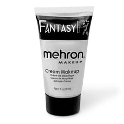 Mehron Makeup Fantasy FX Cream Makeup  Water Based Halloween Makeup  Silver Face Paint & Body Paint For Adults 1 fl oz (30ml) (Silver)