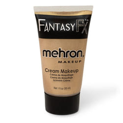 Mehron Makeup Fantasy FX Cream Makeup  Water Based Halloween Makeup  Gold Face Paint & Body Paint For Adults 1 fl oz (30ml) (Gold)