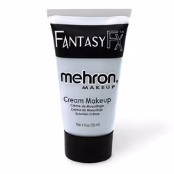 Mehron Makeup Fantasy FX Cream Makeup Water Based Halloween Makeup Moonlight White Face Paint & Body Paint For Adults 1 fl ...