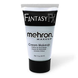 Mehron Makeup Fantasy FX Cream Makeup  Water Based Halloween Makeup  Moonlight White Face Paint & Body Paint For Adults 1 fl oz (30ml) (Moonlight Whit