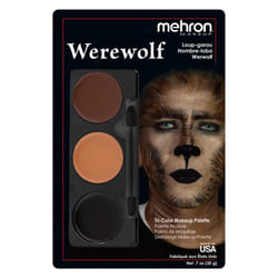 Mehron Makeup Tri-Color Character Makeup Palette | Halloween  Special Effects and Theater Cream Makeup FX Palette | Face Paint Makeup .7 oz (20 g) (WE