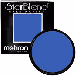 Mehron Makeup StarBlend Cake Makeup | Wet/Dry Pressed Powder Face Makeup | Powder Foundation | Blue Face Paint & Body Paint 2 ...