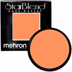 Mehron Makeup StarBlend Cake Makeup | Wet/Dry Pressed Powder Face Makeup | Powder Foundation | Orange Face Paint & Body Paint ...