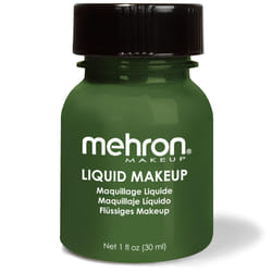 Mehron Makeup Liquid Face and Body Paint 1 oz GREEN