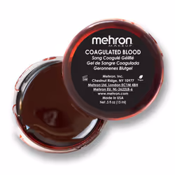 Mehron Makeup Coagulated Blood | Fake Blood Makeup | SFX Makeup for Halloween | 0.5 oz 14 g