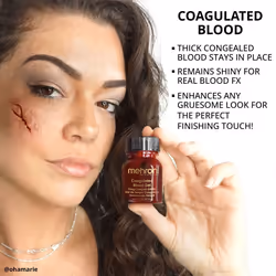 Mehron Makeup Coagulated Blood | Fake Blood Makeup | SFX Makeup for Halloween | 0.5 oz 14 g