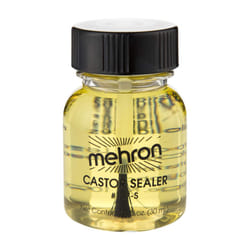 Mehron Makeup Castor Sealer for Latex with Brush (1 oz)