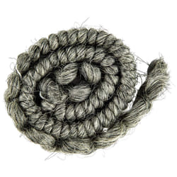 Mehron Makeup Crepe Hair 12-inch Braid (Medium Grey)