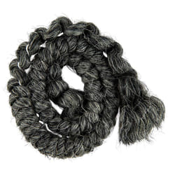 Mehron Makeup Crepe Hair 12-inch Braid (Dark Grey)