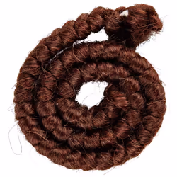 Mehron Makeup Crepe Hair 12-inch Braid (Auburn)