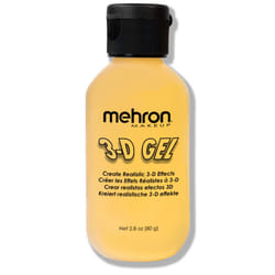 Mehron Makeup 3-D Gel | Gelatin Special Effects Makeup | Halloween FX Makeup & Scarring Gel | Fake Skin for Stage  Screen  Theater  Cosplay  and Hallo