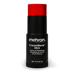 Mehron Makeup CreamBlend Stick | Face Paint  Body Paint  & Foundation Cream Makeup | Body Paint Stick .75 oz (21 g) (Red)