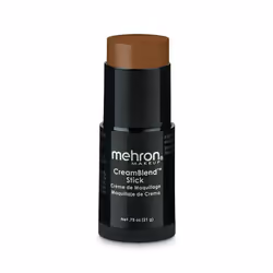 Mehron Makeup CreamBlend Stick - Foundation (.75 ounce) (Light Ebony)